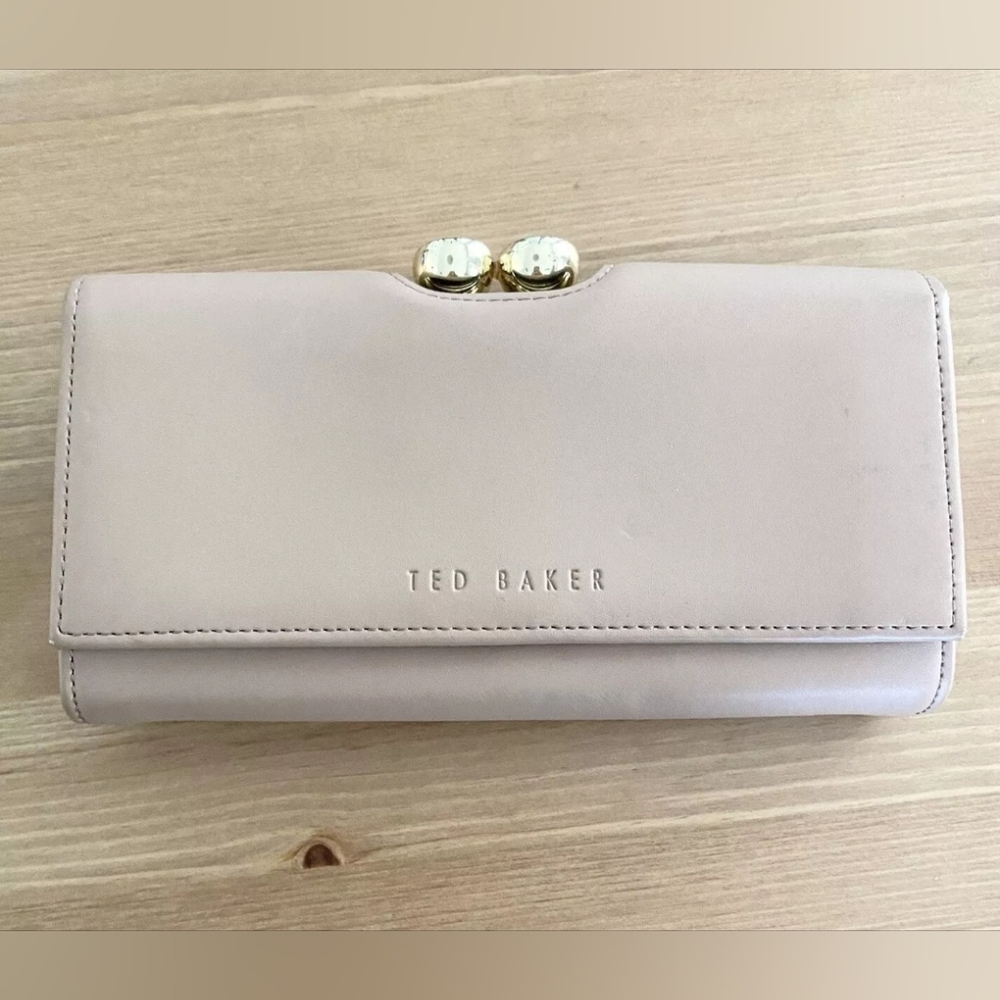 Ted Baker Pink Matinee Wallet with Bobble Kisslock